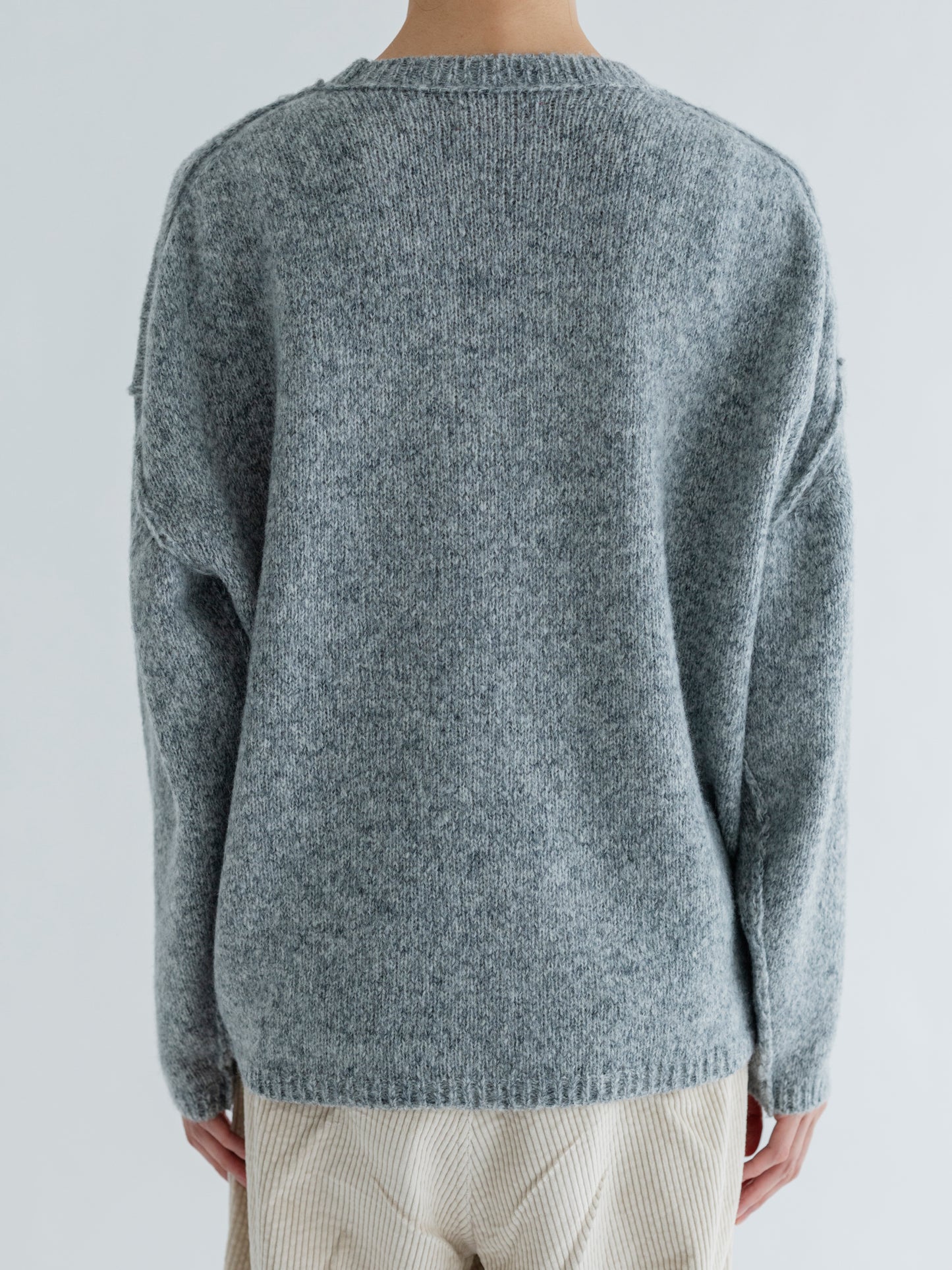 【Pre-order】OUT LINKING FLUFFY WOOL PULLOVER