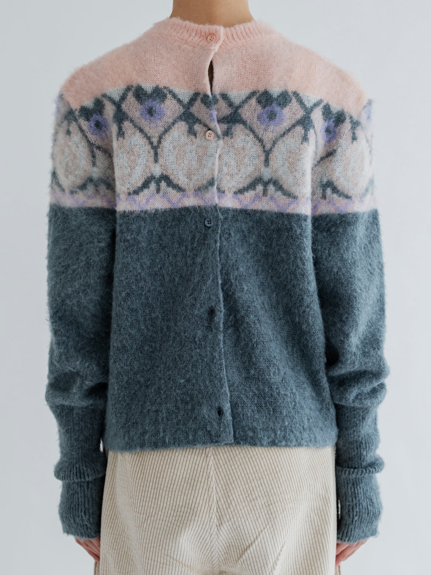 【Pre-order】PATTERN FLUFFY PULLOVER / CARDIGAN