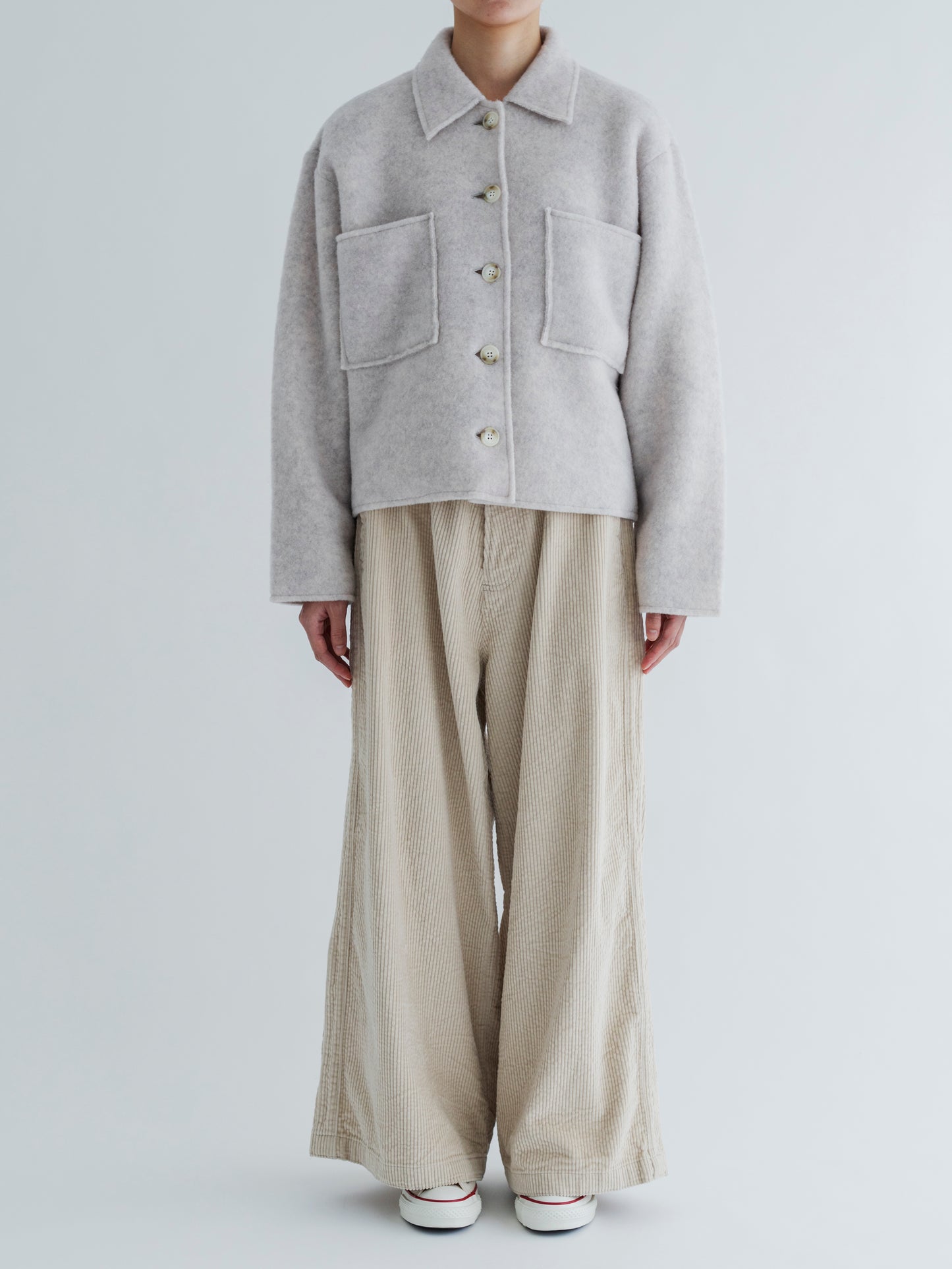 【Pre-order】LIGHT WOOL SHROT JACKET