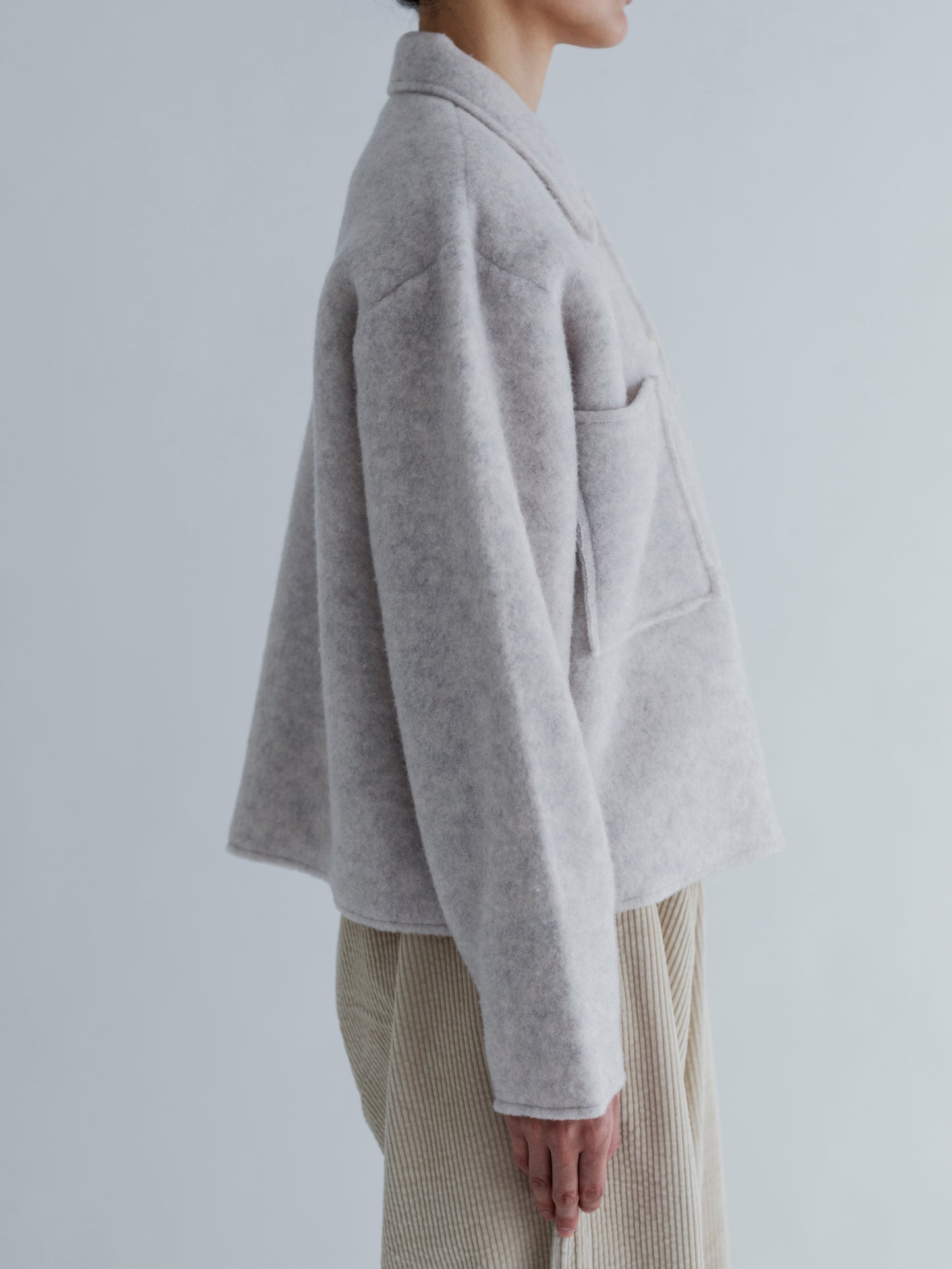 【Pre-order】LIGHT WOOL SHROT JACKET