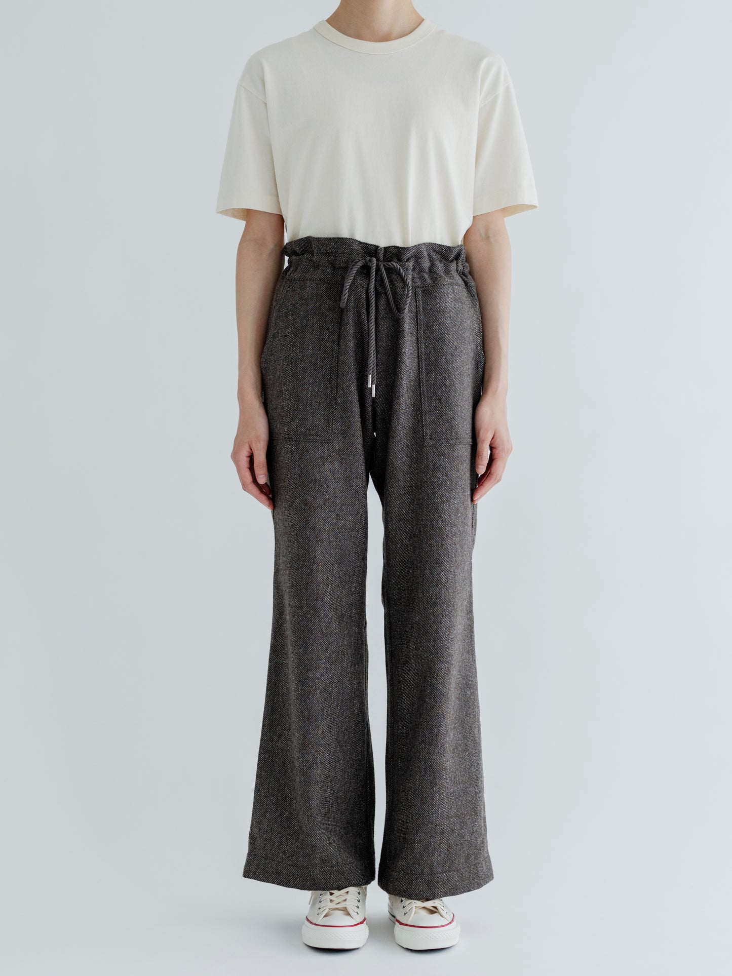 【Pre-order】WOOL DRAWCODE PANTS