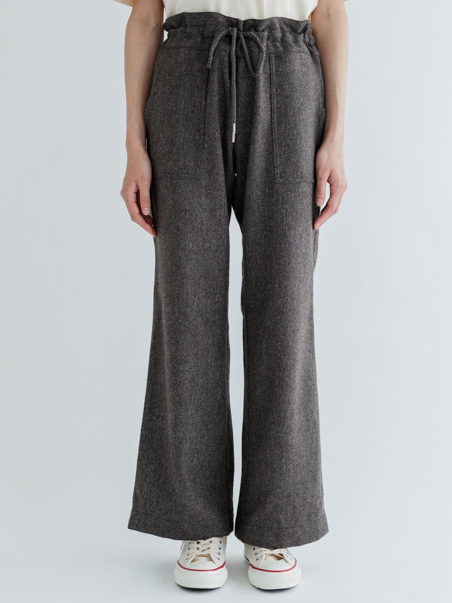 【Pre-order】WOOL DRAWCODE PANTS